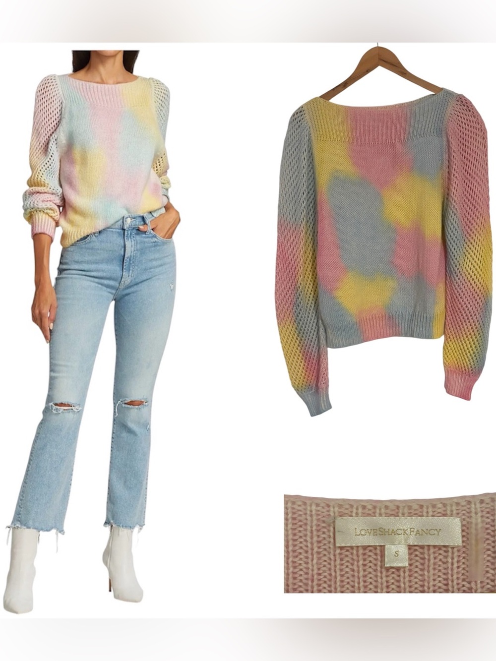 LoveShackFancy Rosie Pullover Sweater